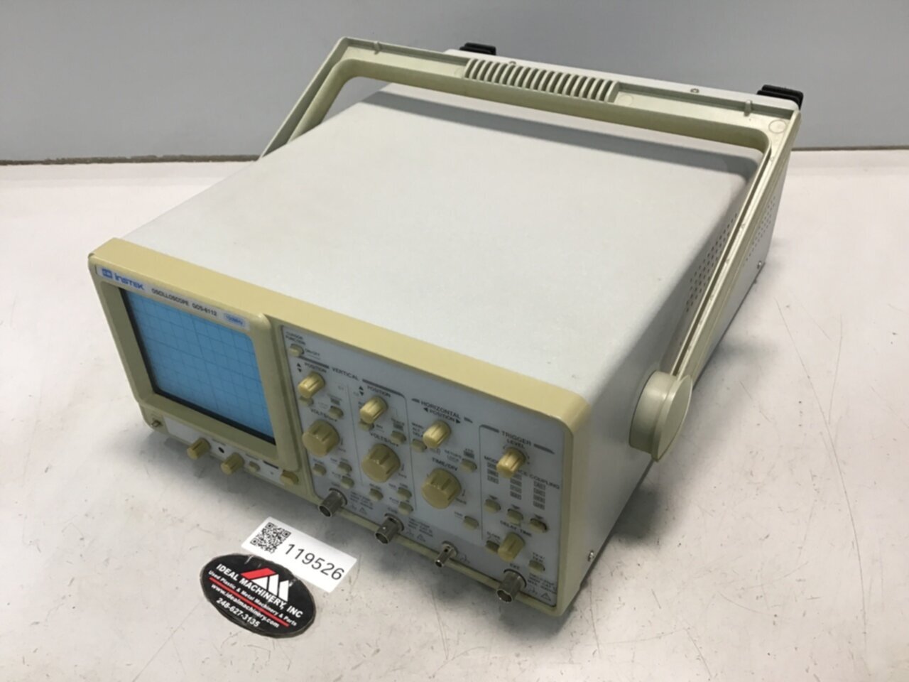 GW INSTEK Oscilloscope GOS-6112 Used #119526