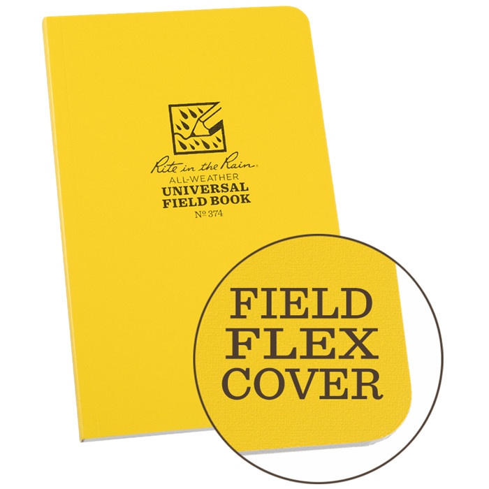 Rite In The Rain Field Flex Notebook #374 Waterproof Paper 4 5/8″ x 7 1/4″