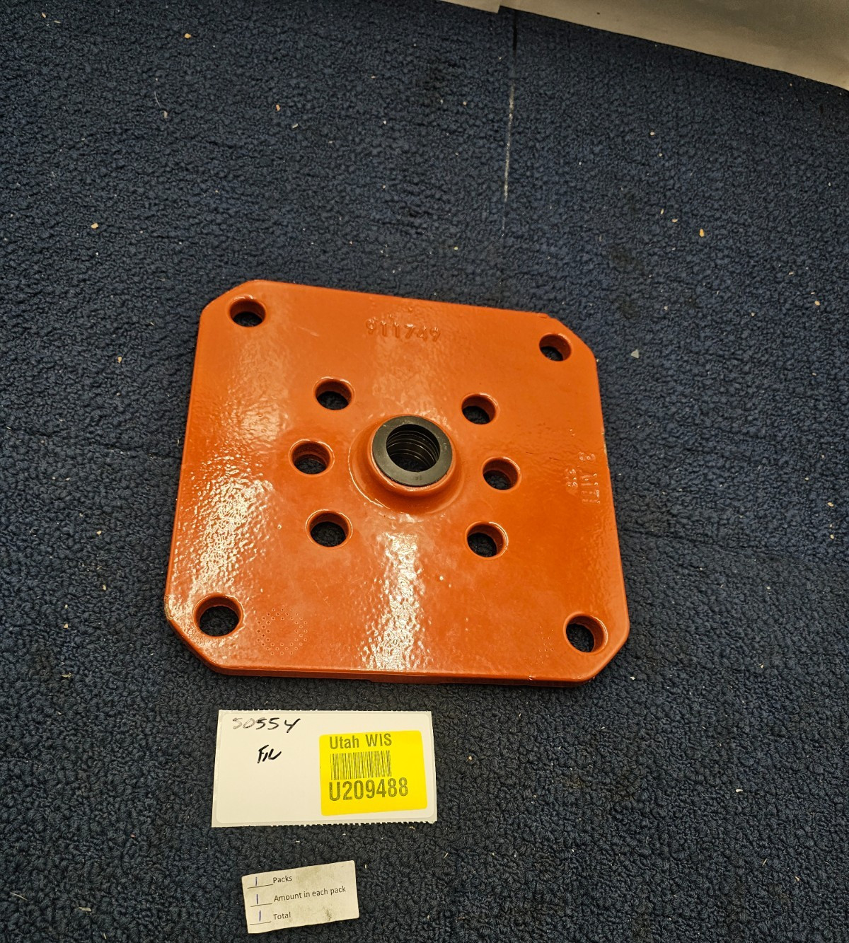 Heavy Duty Post Base Plate, 911749 Orange 9-1/2″ x 9-1/4″ 3 MTI