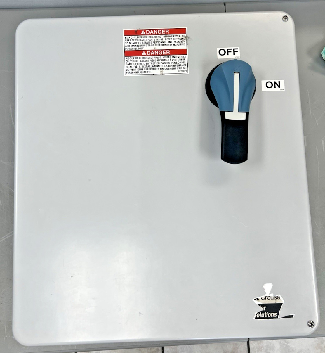 Crouse Hinds CCBF10F15DS200 10 String Photovoltaic Combiner Box CCBF10 F15 DS200