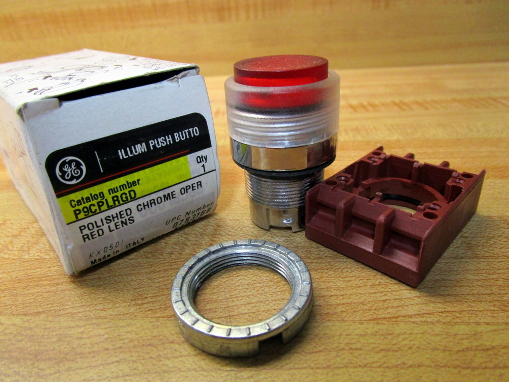 General Electric P9CPLRGD Illum. Pushbutton Operator