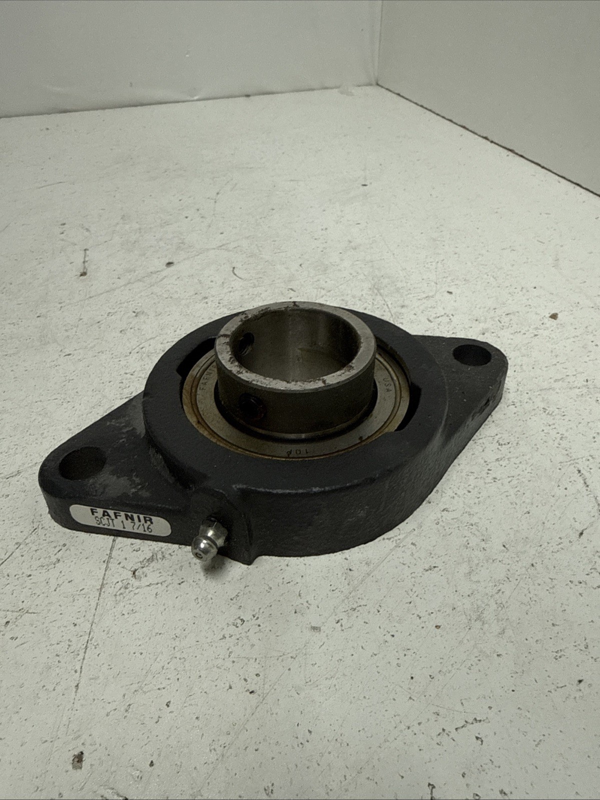 FAFNIR SCJT1-7/16 FLANGED 2 BOLT STANDARD DUTY BEARING WITH COLLAR **NOS**