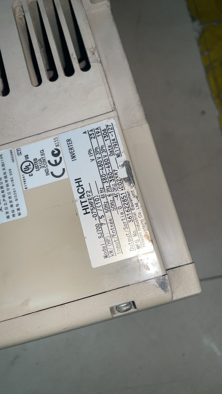 1P SJ700-075HFEF2 7.5KW 380V Accept counteroffer