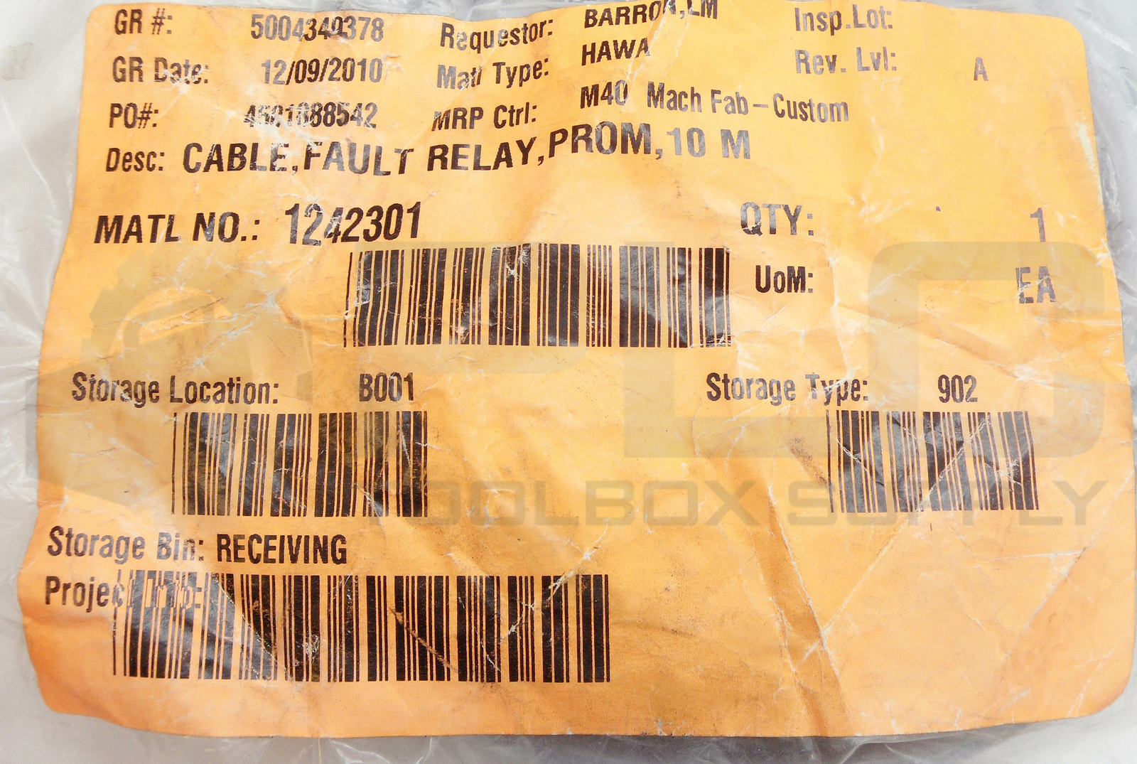 NEW SEALED PROMINENT 1010992 CONTROL CABLE WITH MODULE