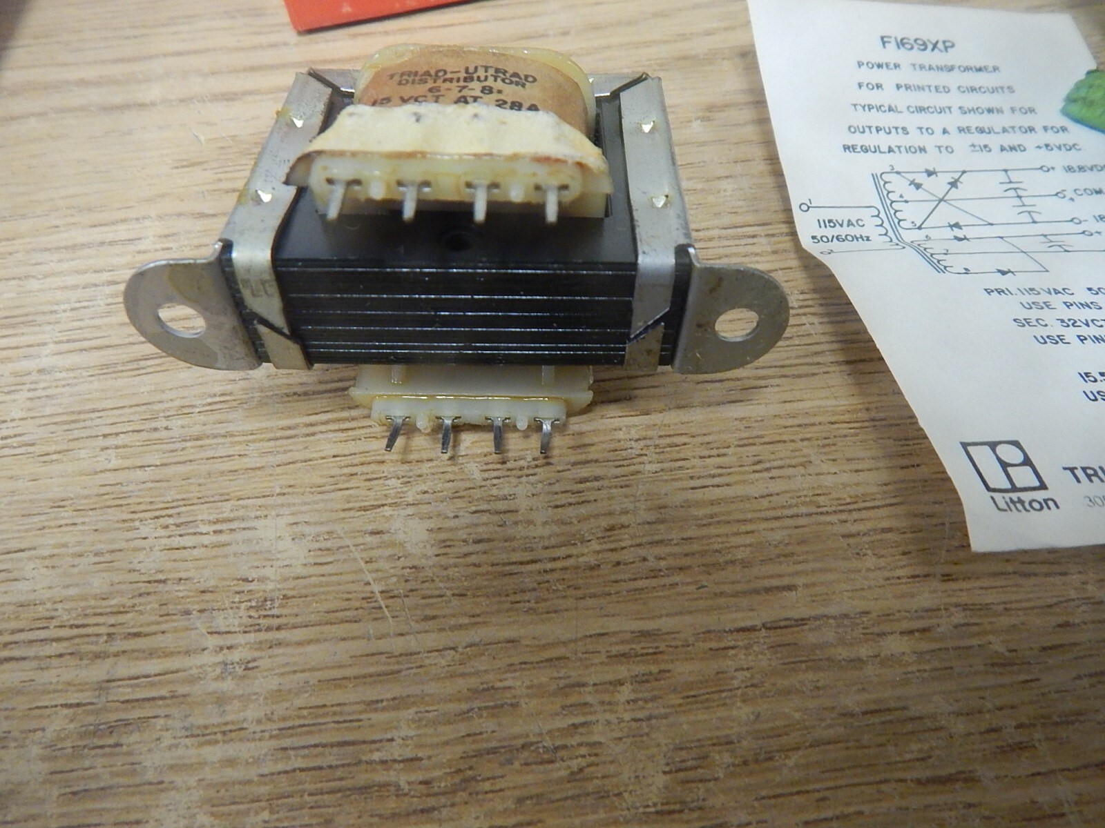 NEW Triad F169XP Power Transformer 115VAC 32VCT .10A 15VCT .287A FREE SHIPPING*