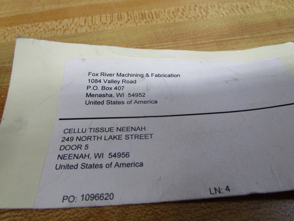 Fox River Machining & Fabrication LV-M-40007D Lug, Chain