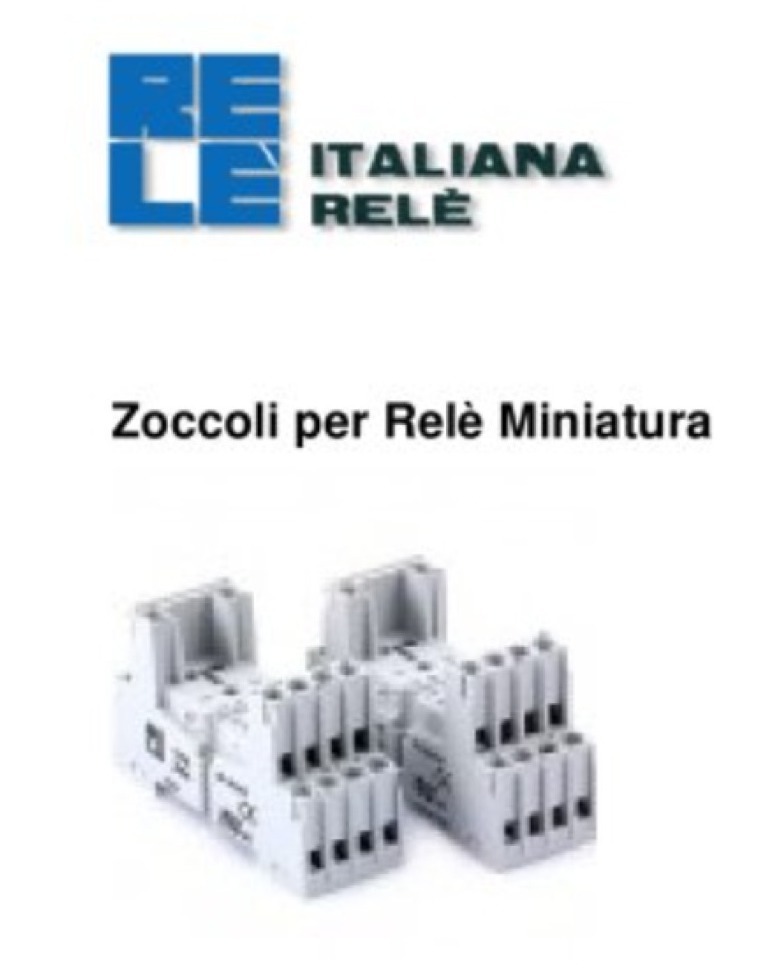 Lot Of 10, Italiana ReleRELAY BASE 2-POLE, ZMD, SHIPSAMEDAY #1542a10