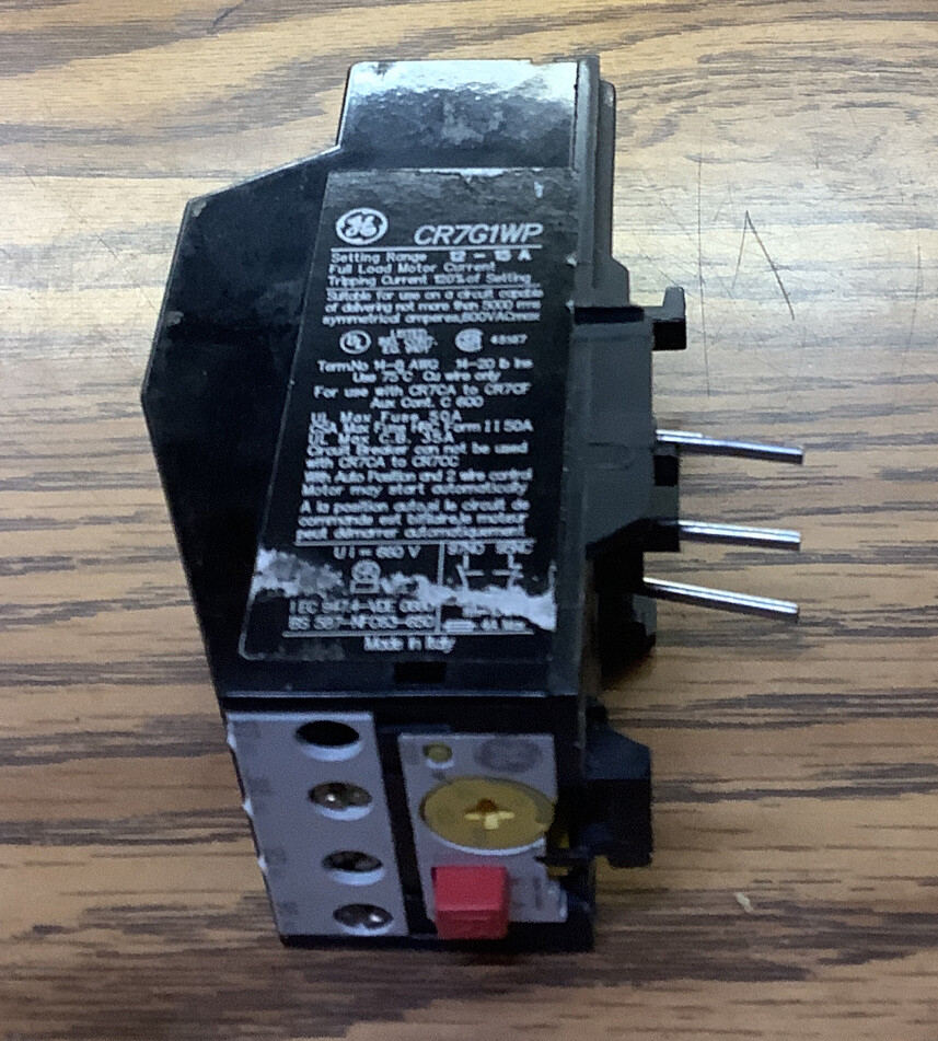 NOB GE CR7G1WP Spectra 700 Overload Relay 12 – 15 Amp