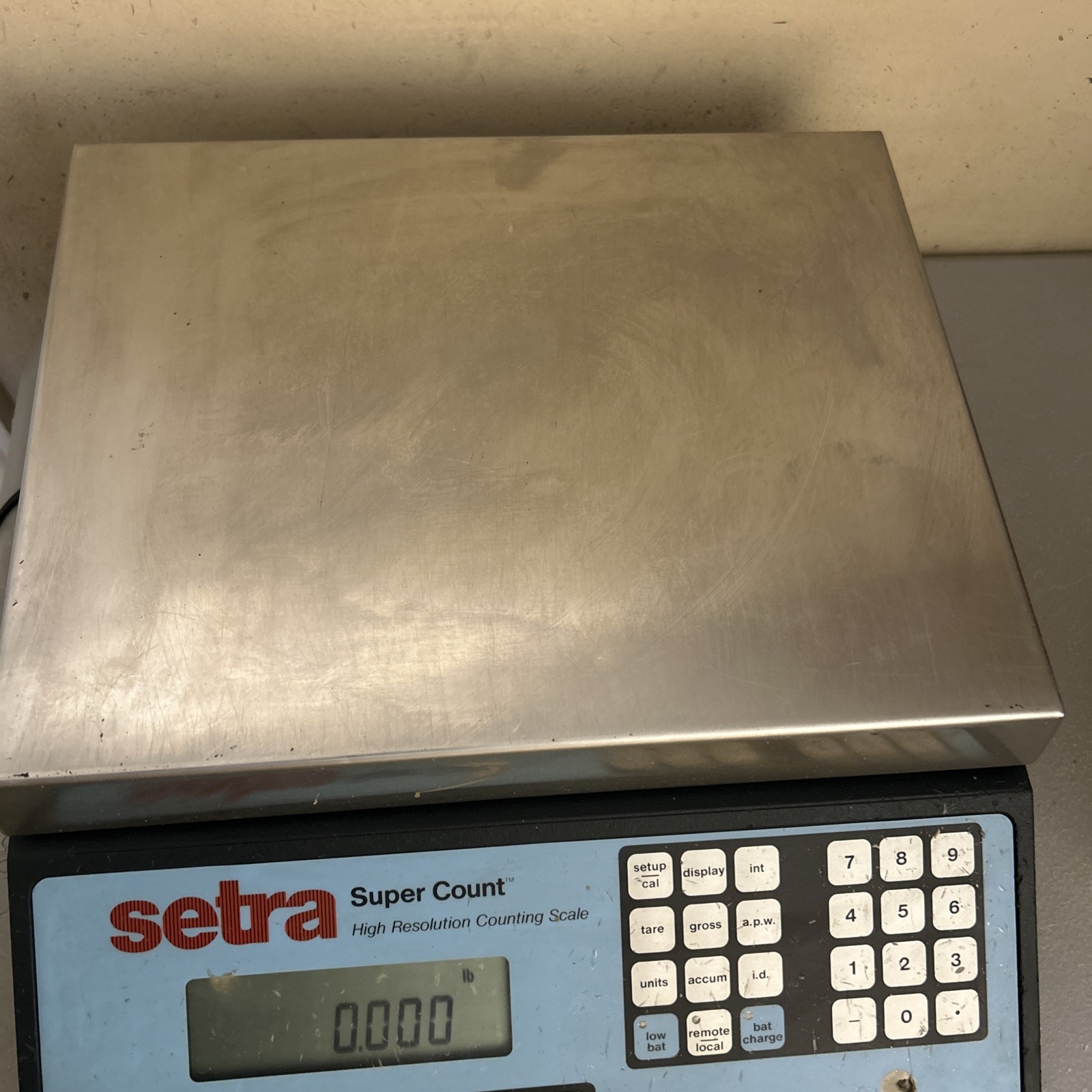 Setra Super Count Scale 50000G 110 Lbs – High Resolution Counting Scale