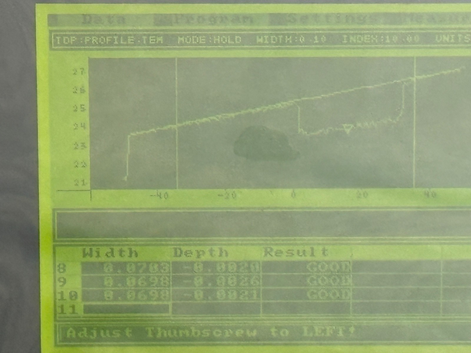 Lasergauge 1000-B2 Laser Profile Measurement System Optical Metrology***TESTED**