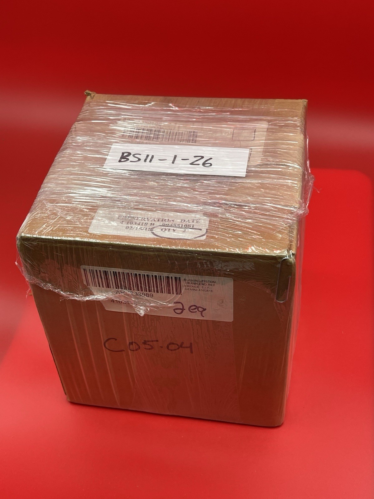 Gemini 4-103418 B 4103418 Compressor Bushing Piston Crank End Reference E/F qty2