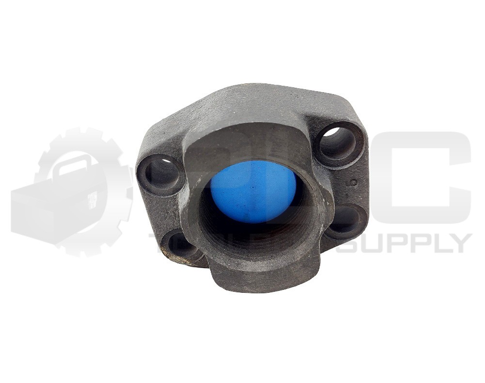 NEW ANCHOR FLANGE CO. HYDRAULIC FLANGE, 4-BOLT W/ GASKET W/ SCREWS