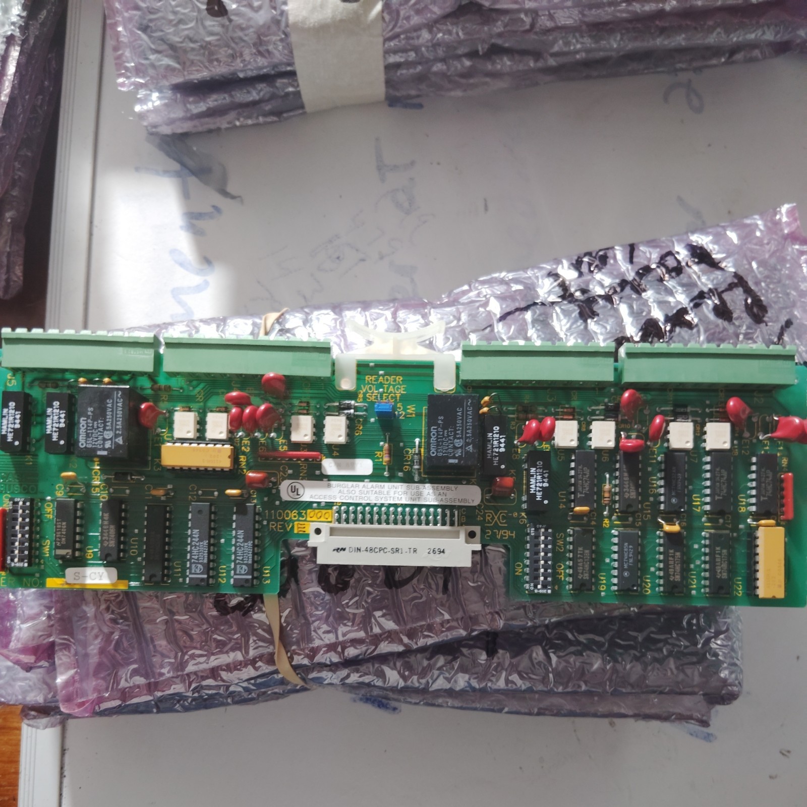 Casi-Rusco 110063000 Rev F Security Reader Board Access Control