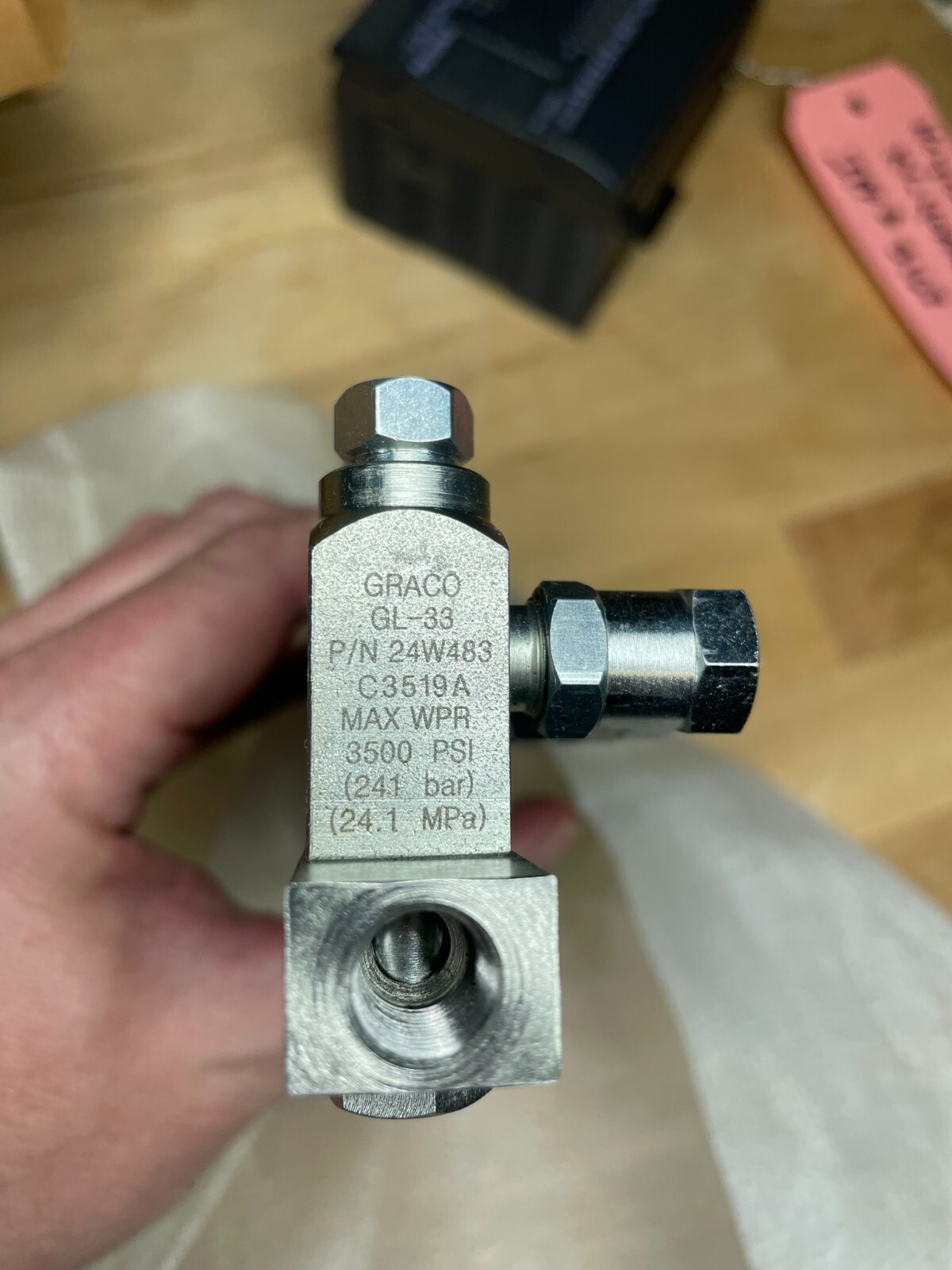 Grayco GL-33 Stainless 10 Injector Manifold, New In Box Model 24W-407, 3500 PSI