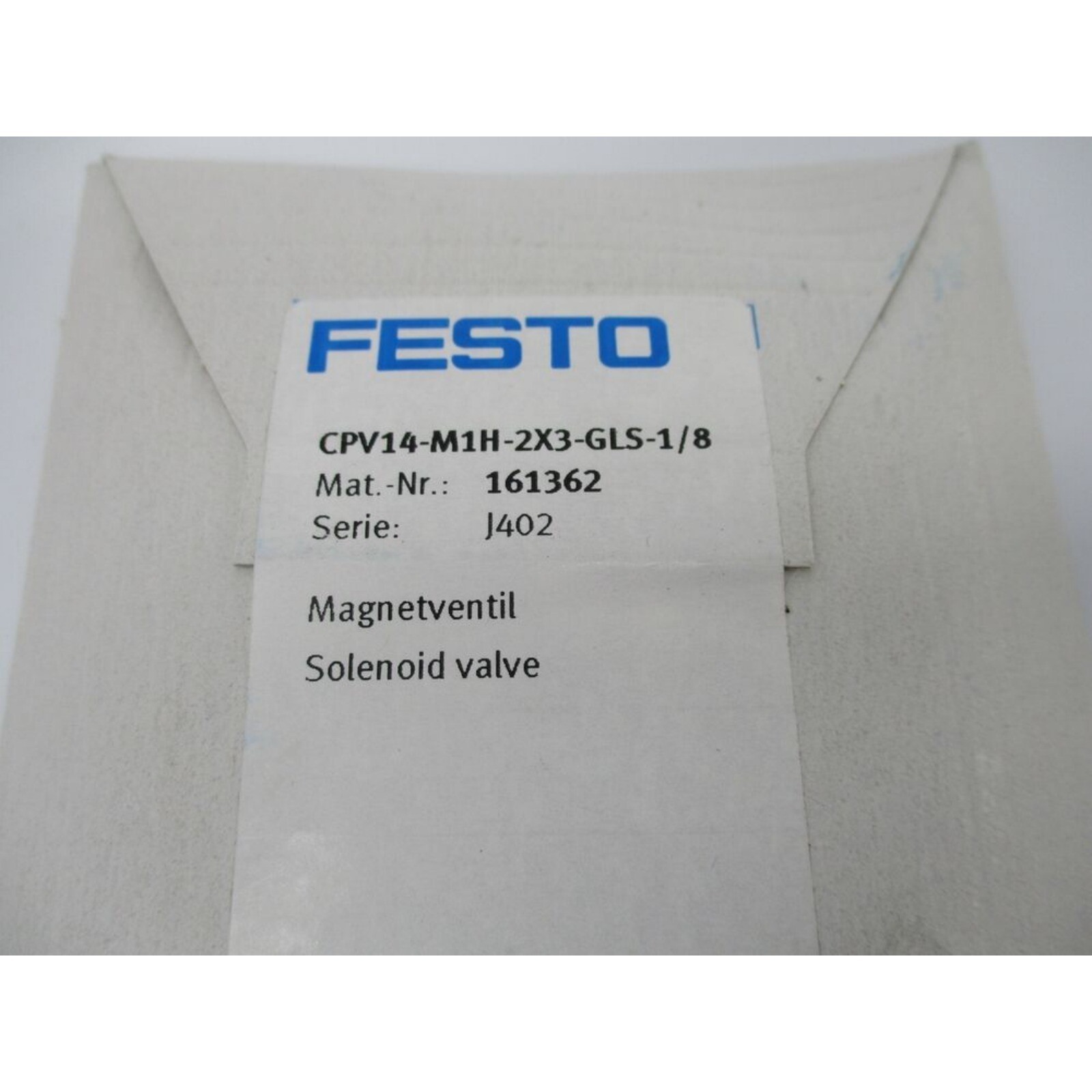 New CPV14-M1H-2X3-GLS-1/8 FESTO 161362 Fast Shipping Air solenoid valve