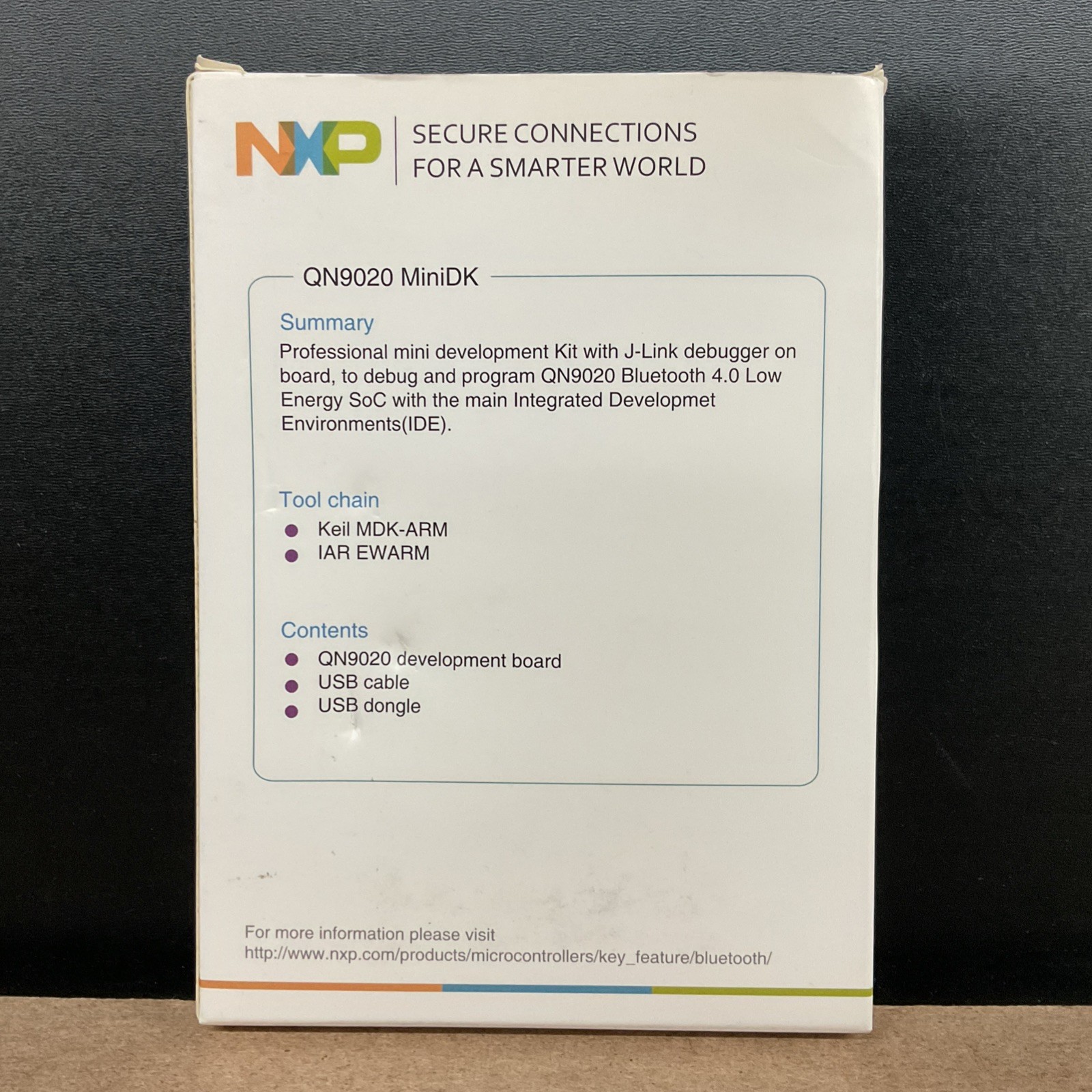 NXP QN9020 MiniDK Development Kit Debugging and Programming