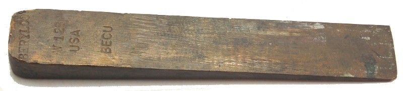 Berylco W128 BECU C BE CU Non-Sparking Flange Wedge Splitter 9″ Made in USA Used