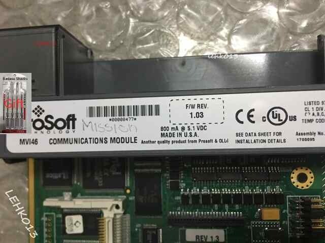 1PCS Prosoft MVI46 90days warranty via DHL or FedEx