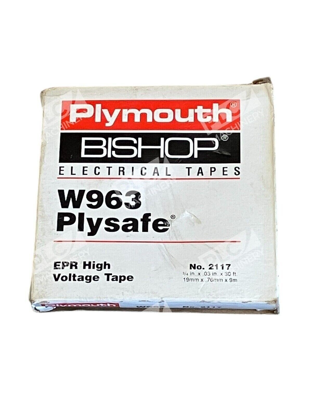 Plymouth Bishop Electrical Tapes 2117 Plysafe EPR High Voltage Tape W963