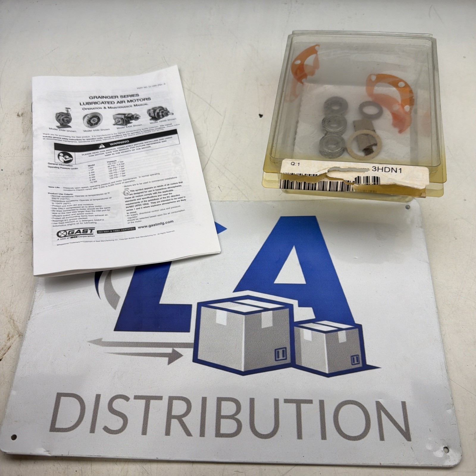 3HND1 GAST AIR MOTOR REPLACEMENT PARTS KIT K409-WW