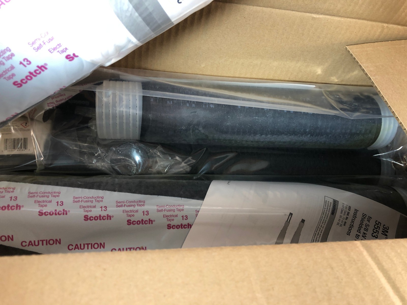 3M 5553 Cold Shrink Rubber 3 Splice Kit 78-8096-4739-5 Rev E (MULTI AVAIL)