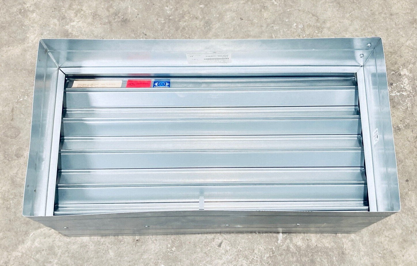 UNUSED GREENHECK FD-150X12-AV-25X13 STATIC FIRE DAMPER 25″X13″ VERTICAL MOUNT