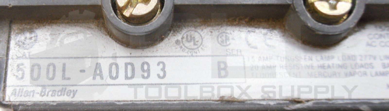 LOT OF 2 ALLEN BRADLEY 500L-A0D93 /B AC CONTACTOR W/ CB236 COIL 115-120V 50/60HZ