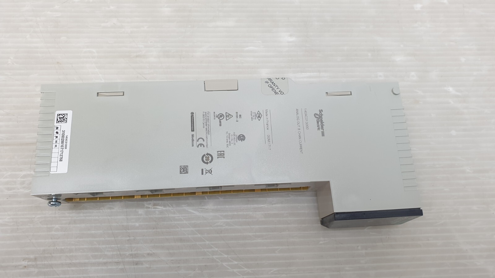 Modicon Schneider TSX Quantum PLC 140-ACO-130-00, 114801 ANALOG OUT 8 CH CURRENT