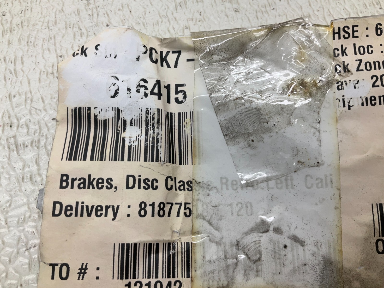 TE OEM 616415 Disc Classic Retro Left Cali Brakes (TSC)