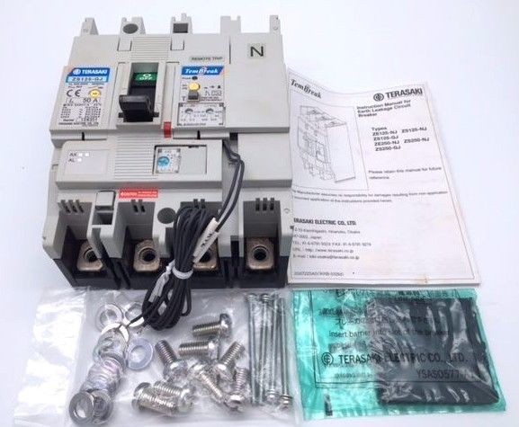 TERASAKI TemBreak ZS125-GJ 50A FC 4 Pole Circuit Breaker 36kA Rated 220-525V