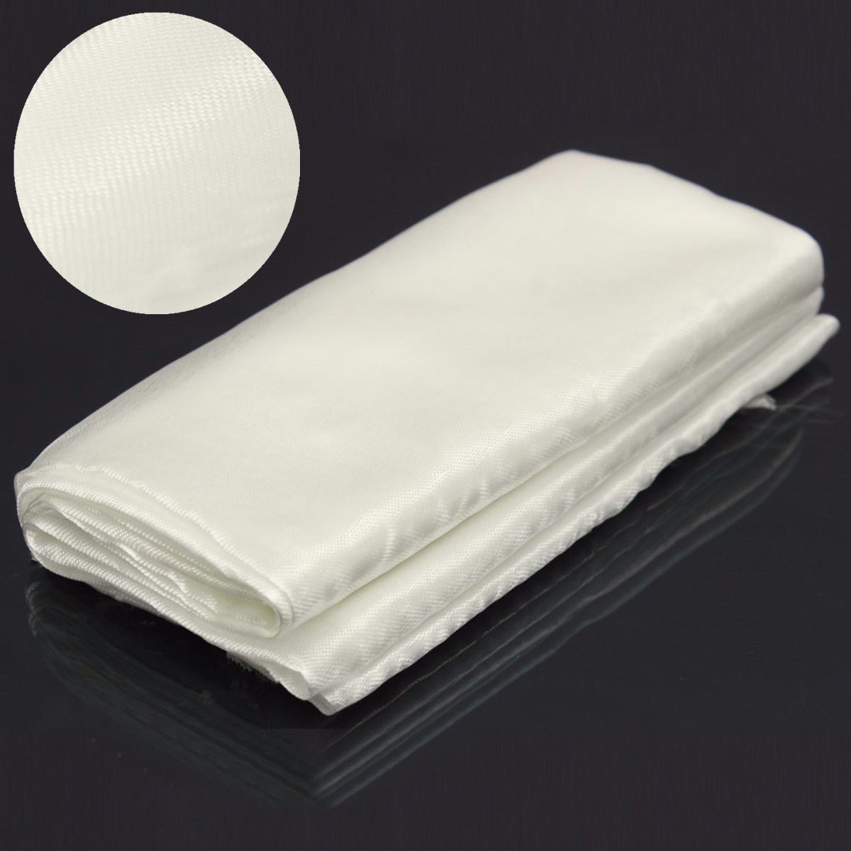 0.03mm Thin Fiber Glass Fabric Reinforcements Fiberglass Cloth 50″ x 393″（10m）