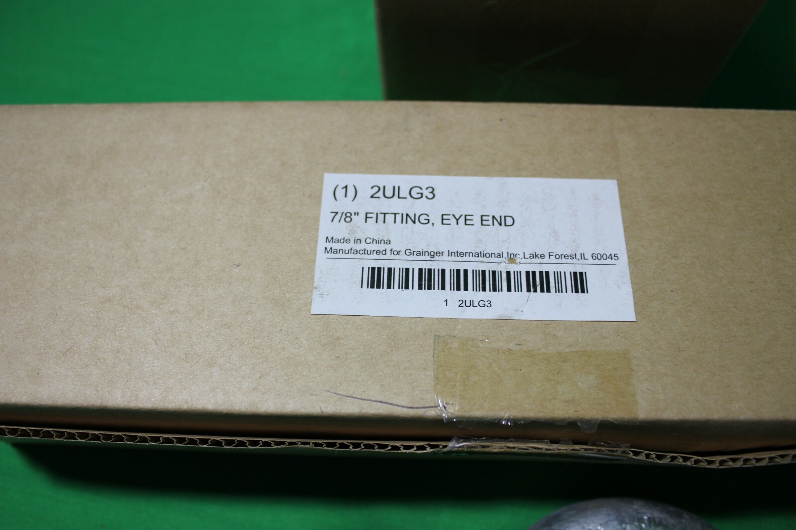 New In box, Industry-Std 2ULG5 Eye End Fitting 7/8″ thread 4.5 inch long