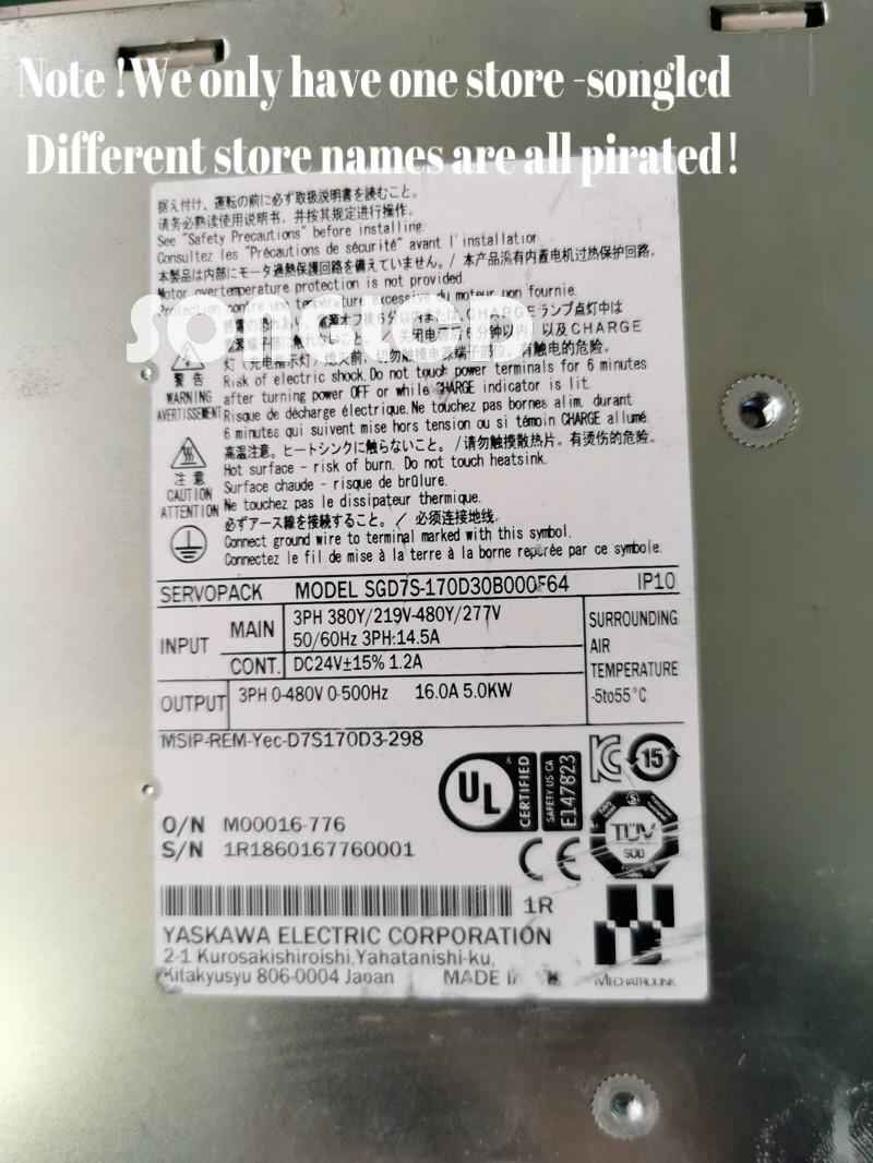 1PCS SGD7S-170D30B000F64 90days warranty via DHL or FedEx
