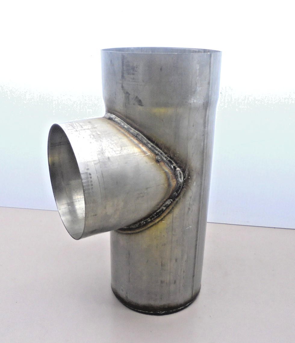 5″ Stainless Steel Diesel Exhaust Connector Tee DPF to Exhaust Pipe