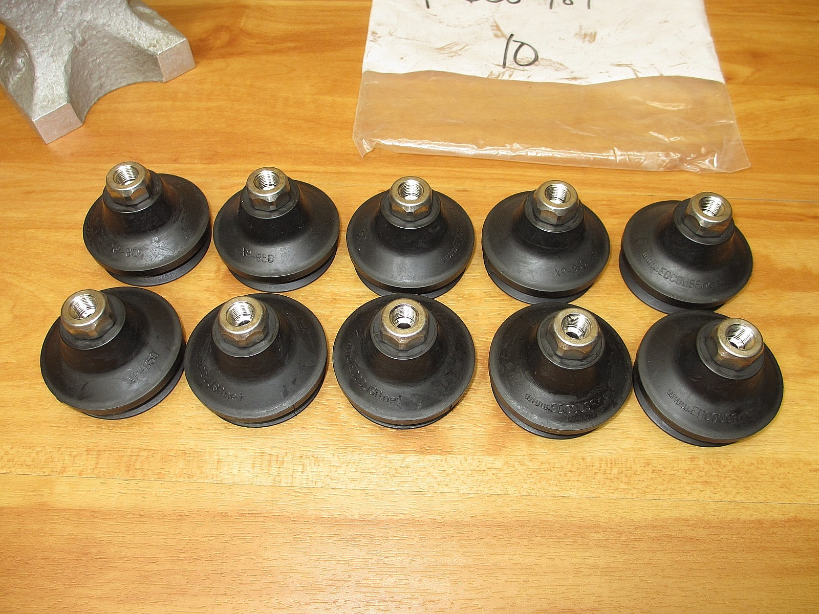 Edco XP-B50-18F (LOT OF 10) *NEW* Vacuum Cup Bellows 50mm XP-B50