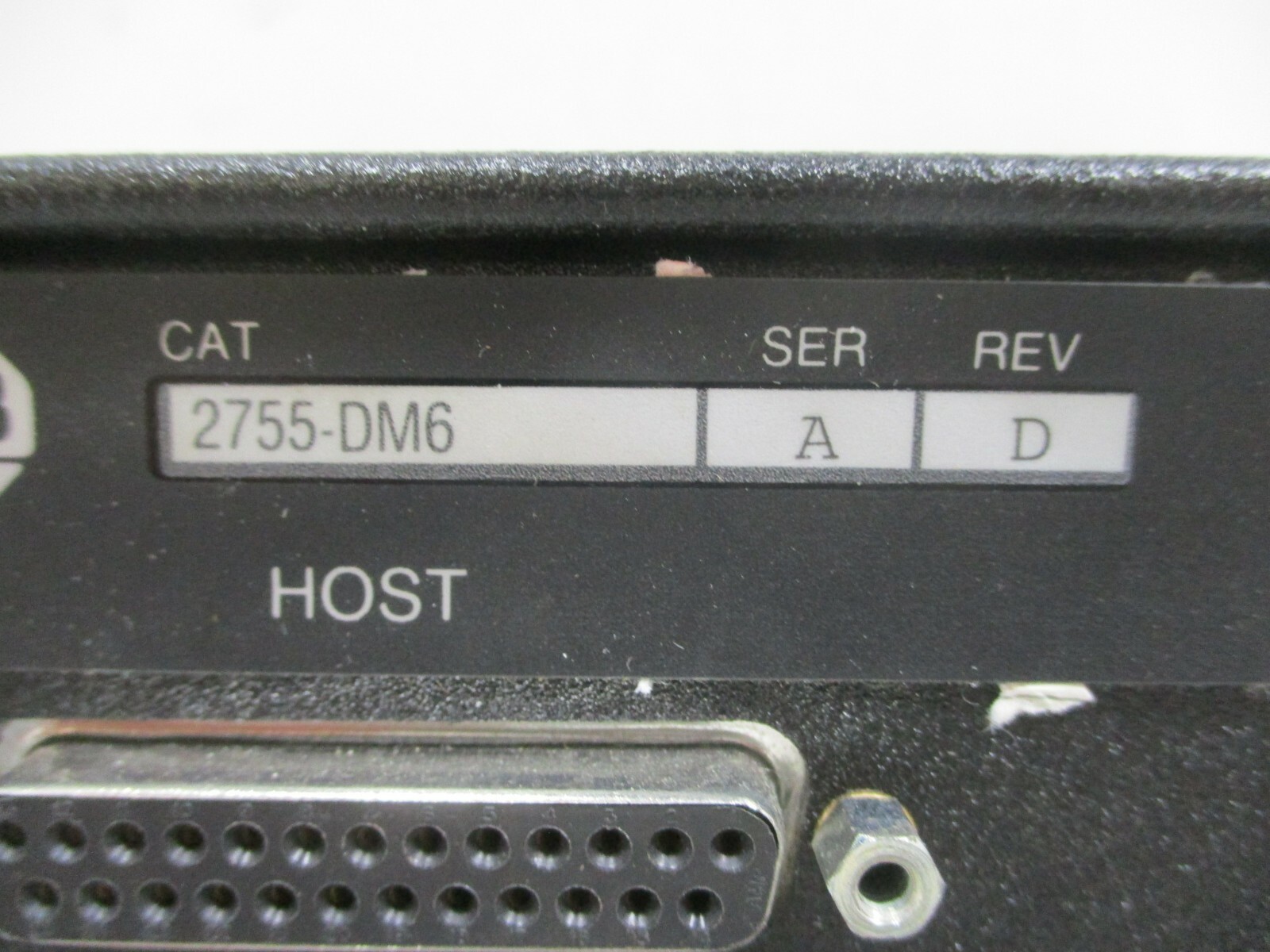 Allen Bradley 2755-DM6 Bar Code Decoder Series A Revision D