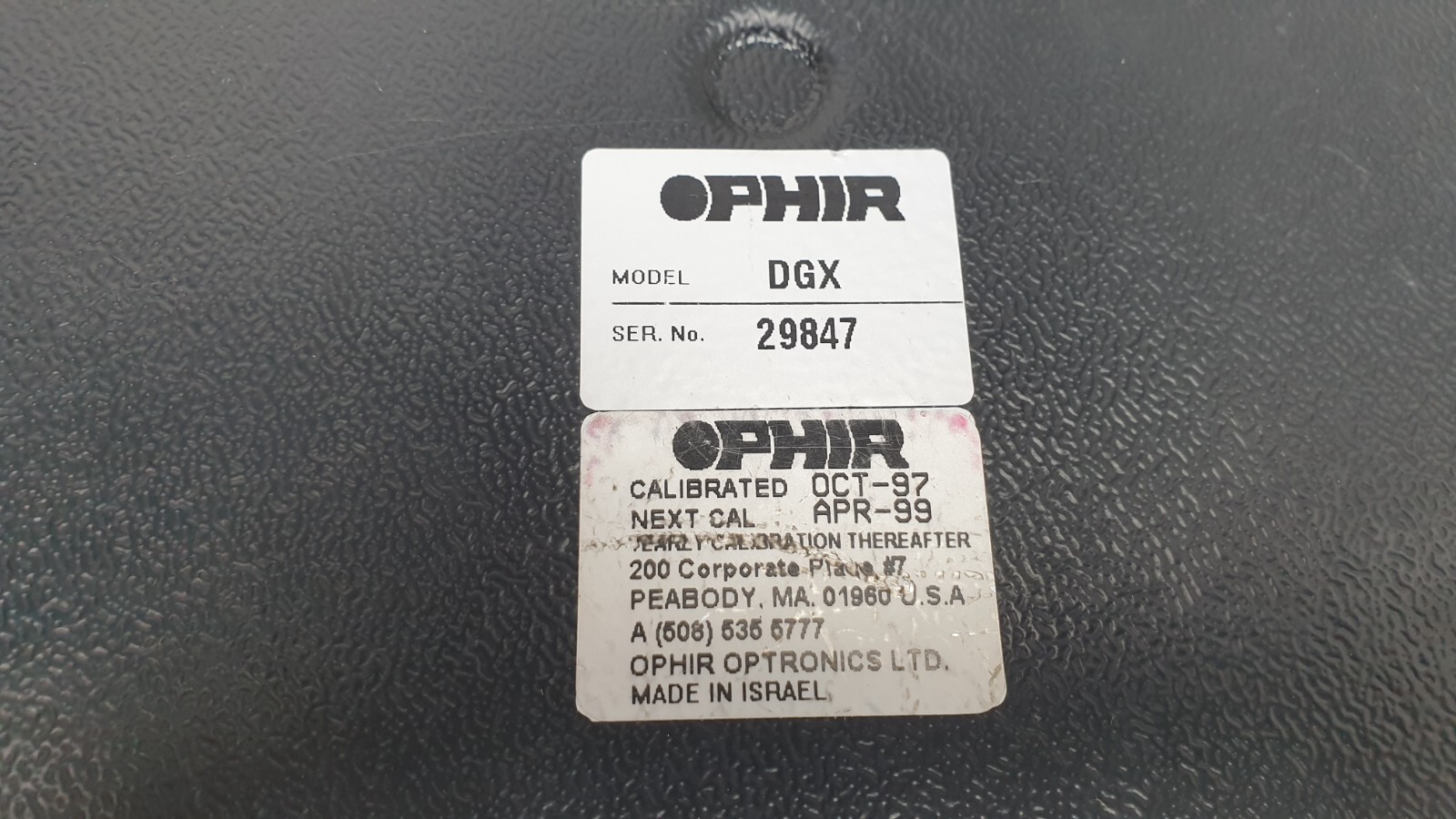 OPHIR LASER POWER / ENERGY METER MODEL DGX