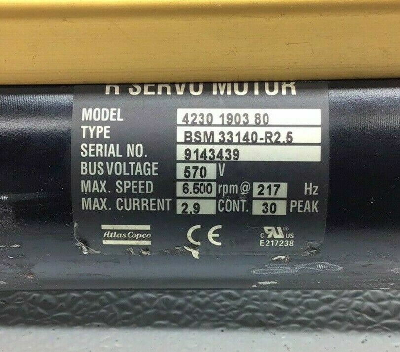 ATLAS COPCO QMX62-33RTV ANGLE-HEAD NUTRUNNER 3/4″-DRIVE 570-V 6.500-RPM