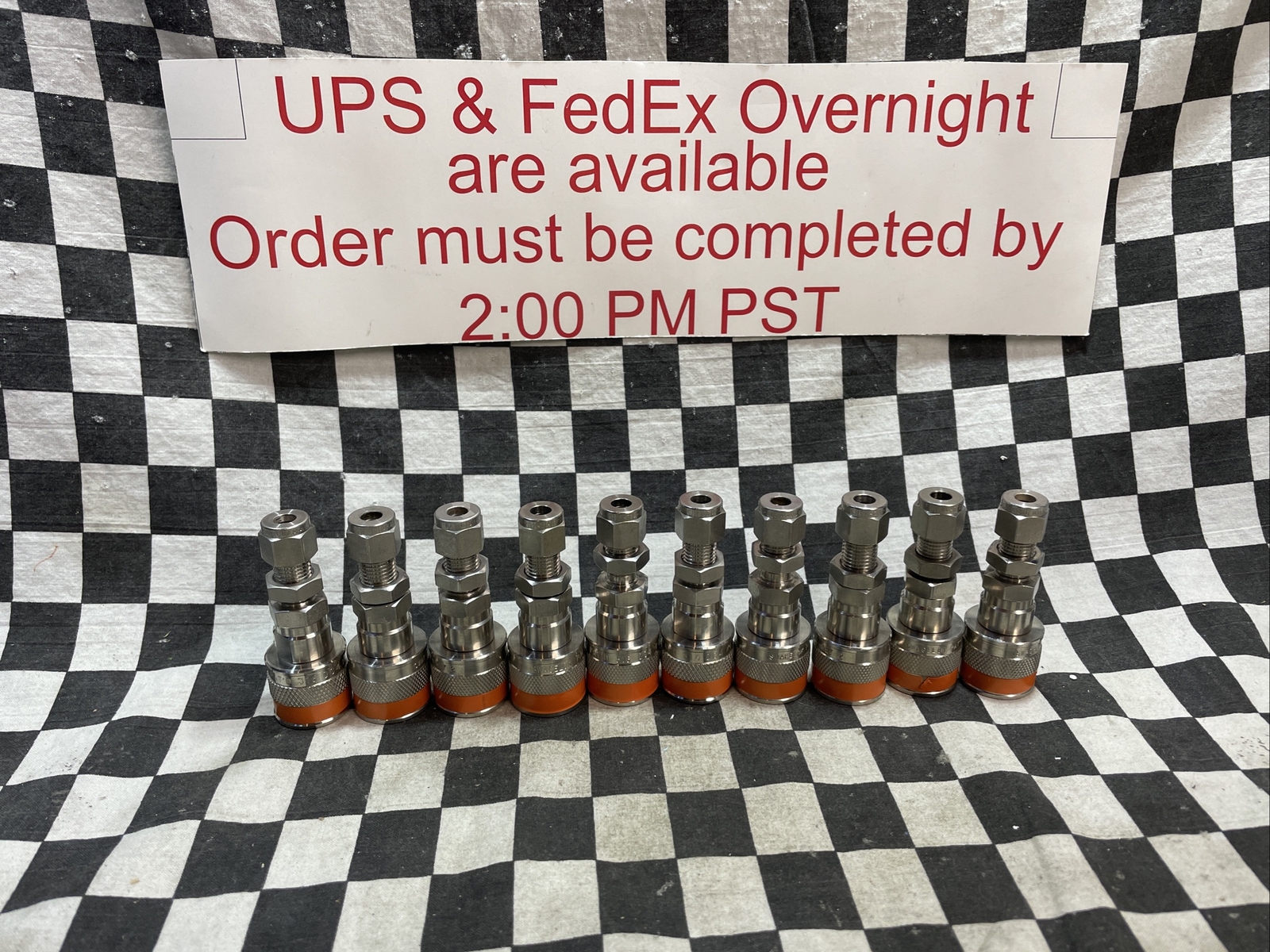 SWAGELOK SS-QC4-B1-400K2, Quick Connect Orange Key 1/4″ , LOT OF 10 #1181W5