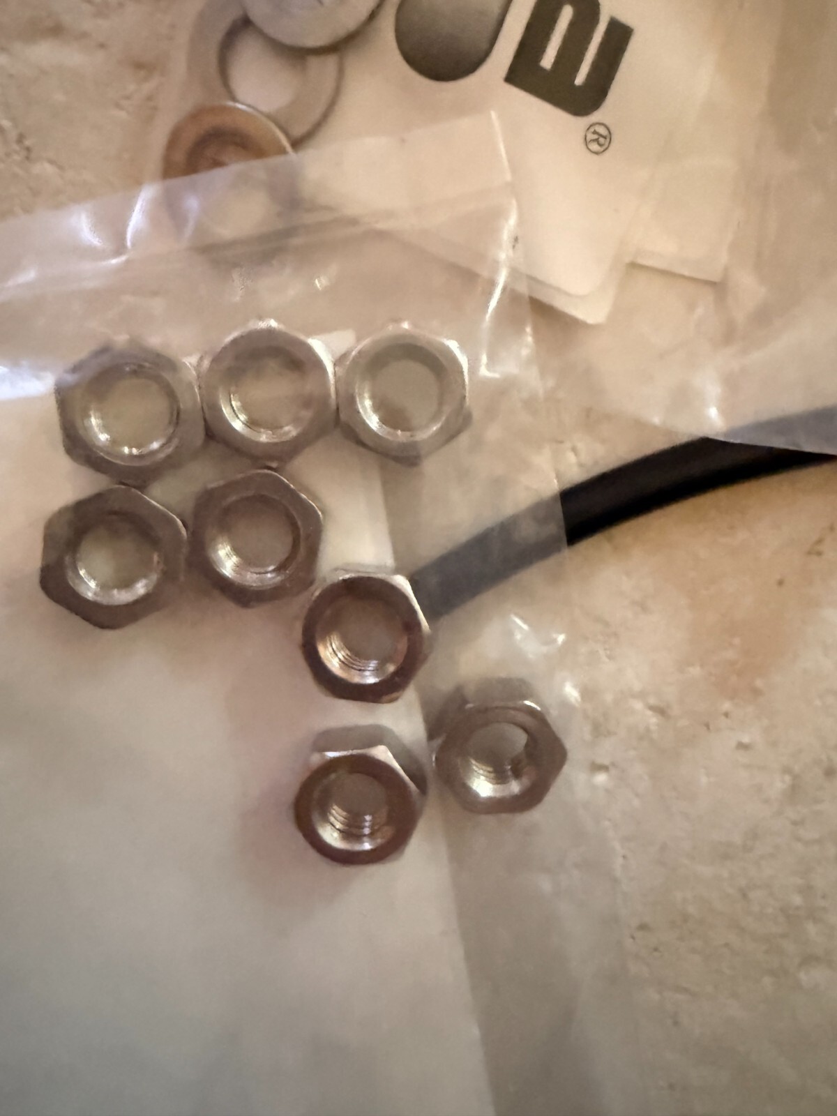 NEW OEM LOT of 8 Yamada Double Air Diaphragm Pump Nut M8 x 1.25 10/20 683635 yp