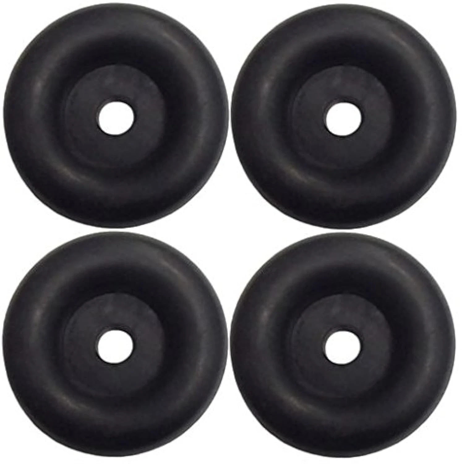 (4 Pack) 2.5″ Trailer Ramp Door Bumper Compatible with Truck Cargo Hatch – Round