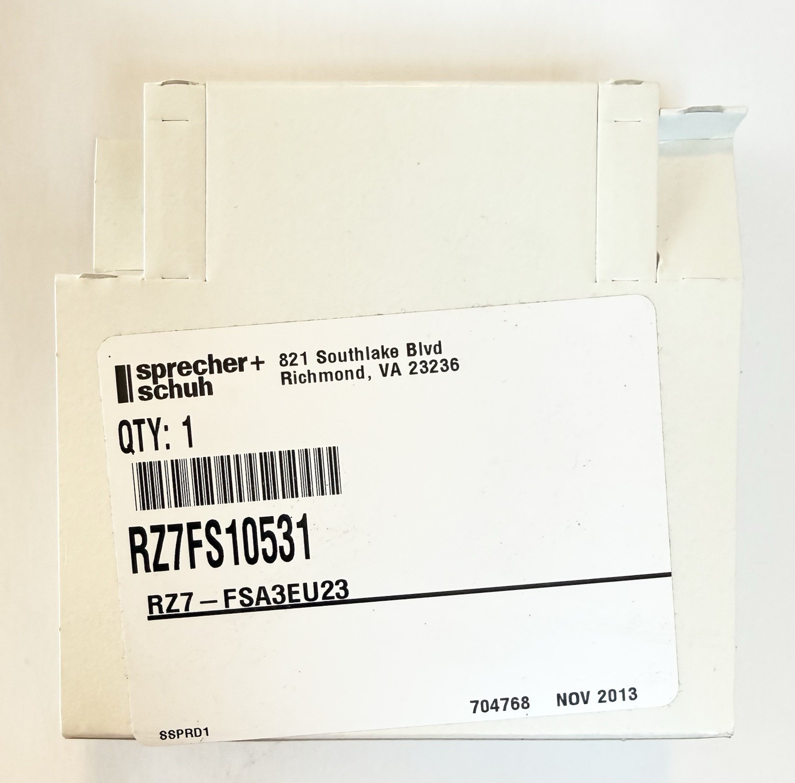 Sprecher Schuh RZ7-FSA3EU23 Time Delay Relay