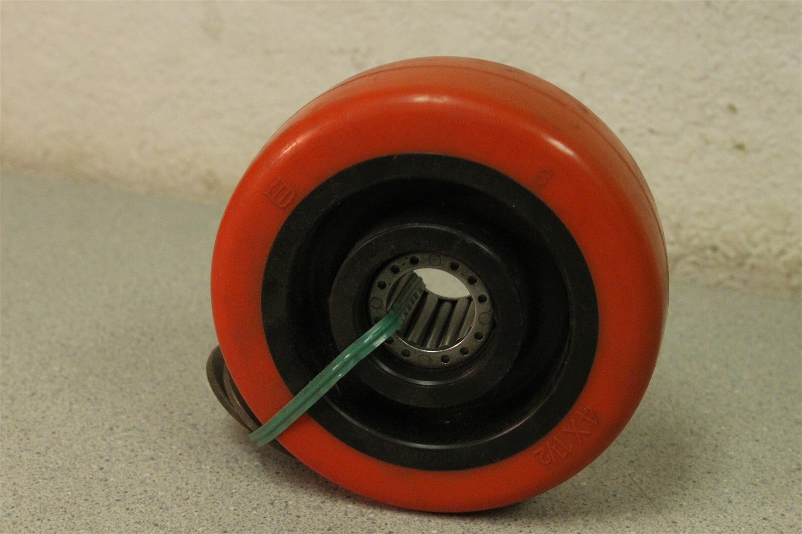 4 x 1 1/2″ Orange Polyurethane Caster Wheels *FREE SHIPPING*