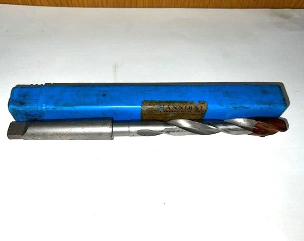 HANNIBAL CARBIDE TAPERED DRILL BIT 66033 33/64″ DIA. MT#2 5″ LOC 8-5/8″ OAL