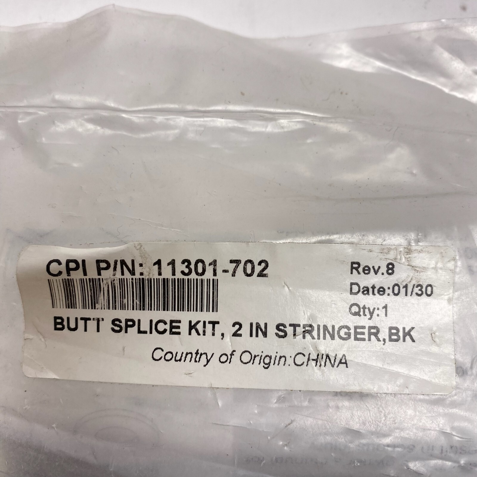 CHATSWORTH PRODUCTS (CPI) | 11301-702 Butt-Splice Kit; 0.38″W x 2″H x 5″L