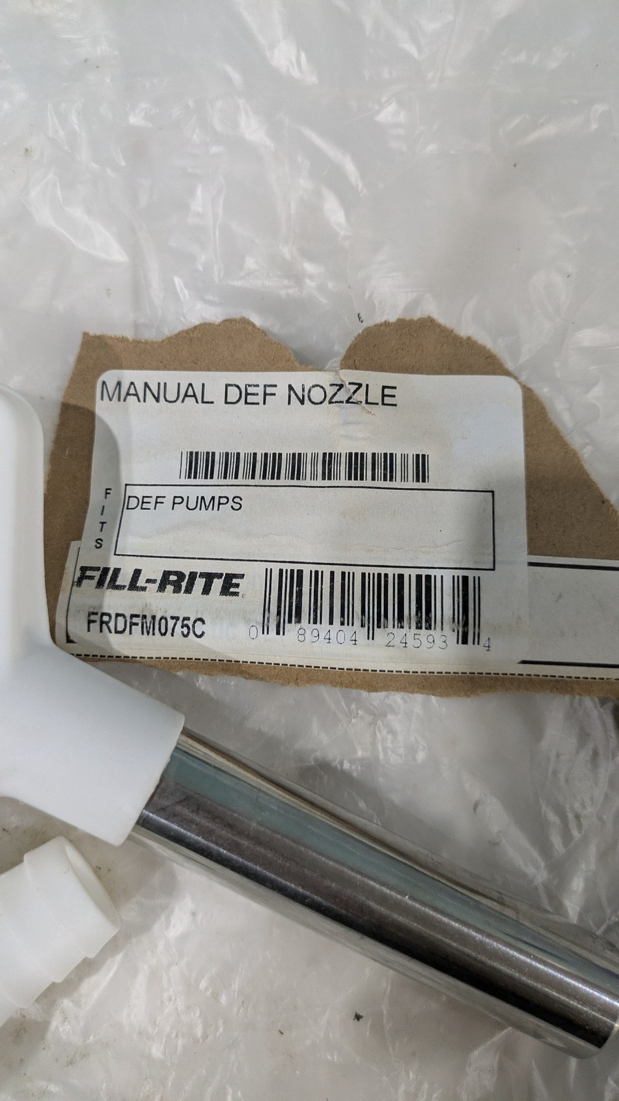 FILL-RITE FRDFM075C MANUAL DEF NOZZLE DEF PUMPS