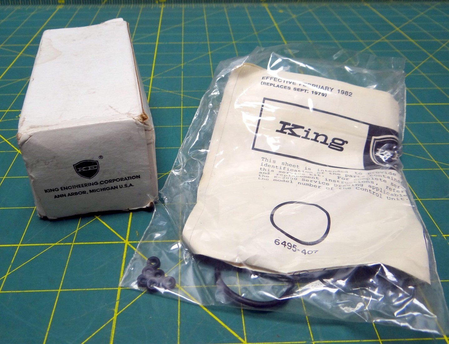 New in Box King Sensing Section Diaphragm Service Kit P/N 7334-21