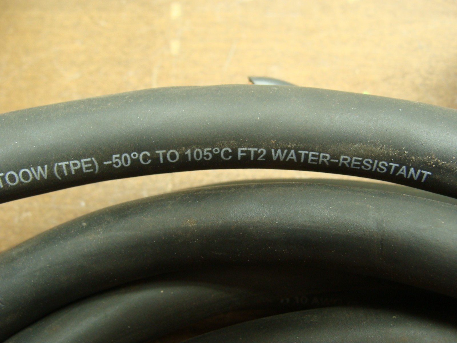 SOUTHWIRE RESISTALL SEOOW 10 AWG 3/C POWER CABLE 15 FEET