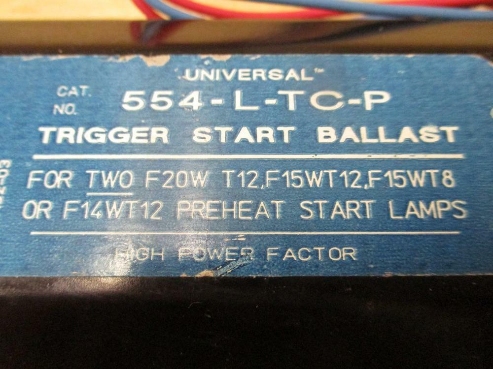 Magnetek 554-L-TC-P Trigger Start Ballast 554LTCP