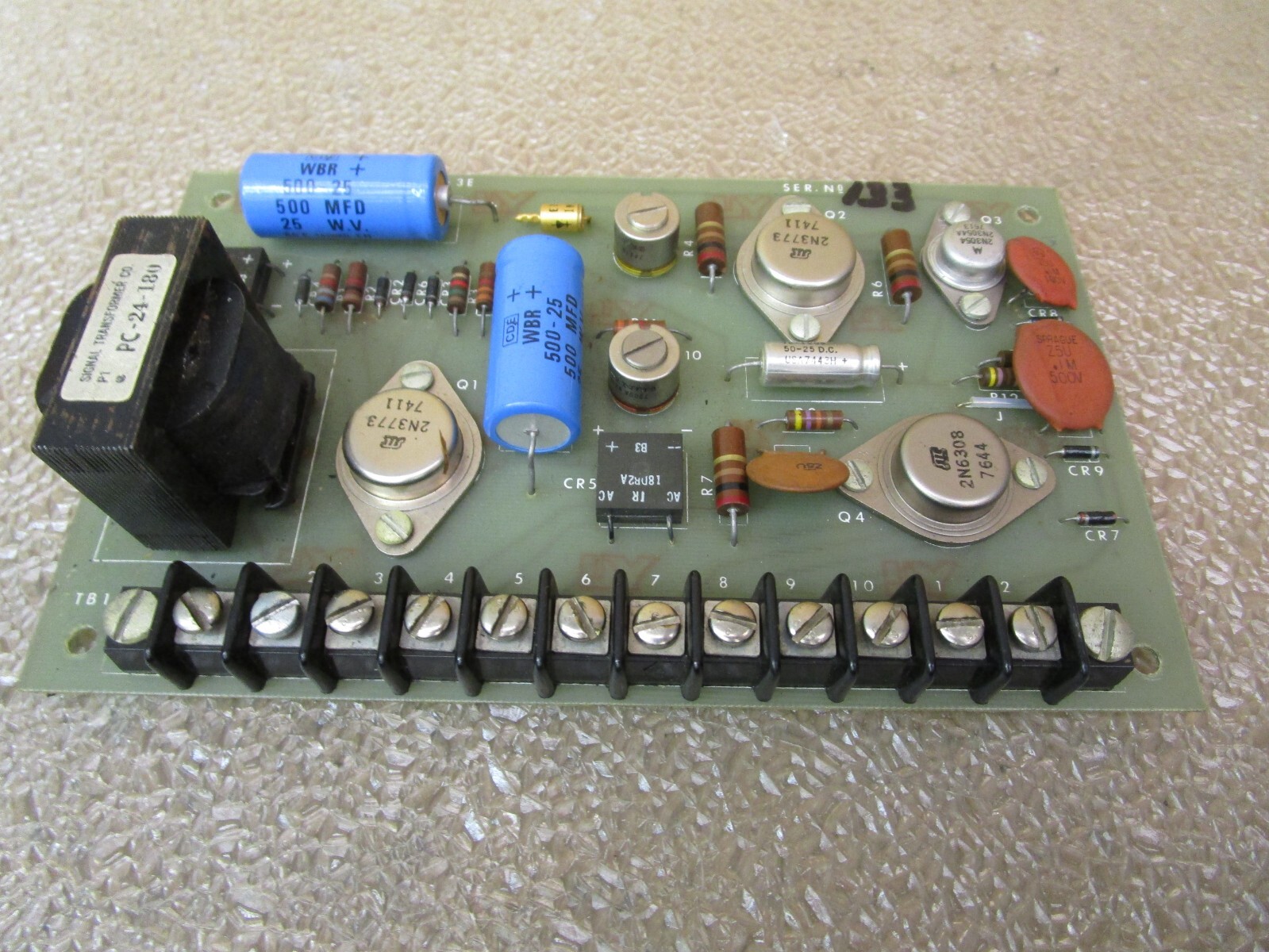 Thermatool G2914-3E Circuit Board Ser. No. 133 51821HM